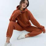 CozyCore Hoodie Set – Women’s Two-Piece Tracksuit & Sweater Outfit