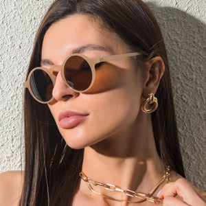 RoundVue UV Shades – Small Round Sunglasses UV Protection