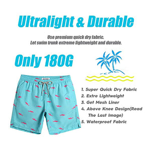 Patterned Swimwear Beach Shorts Men