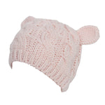 CatEar Knit Beanie – Handmade Winter Hat with 3D Ears